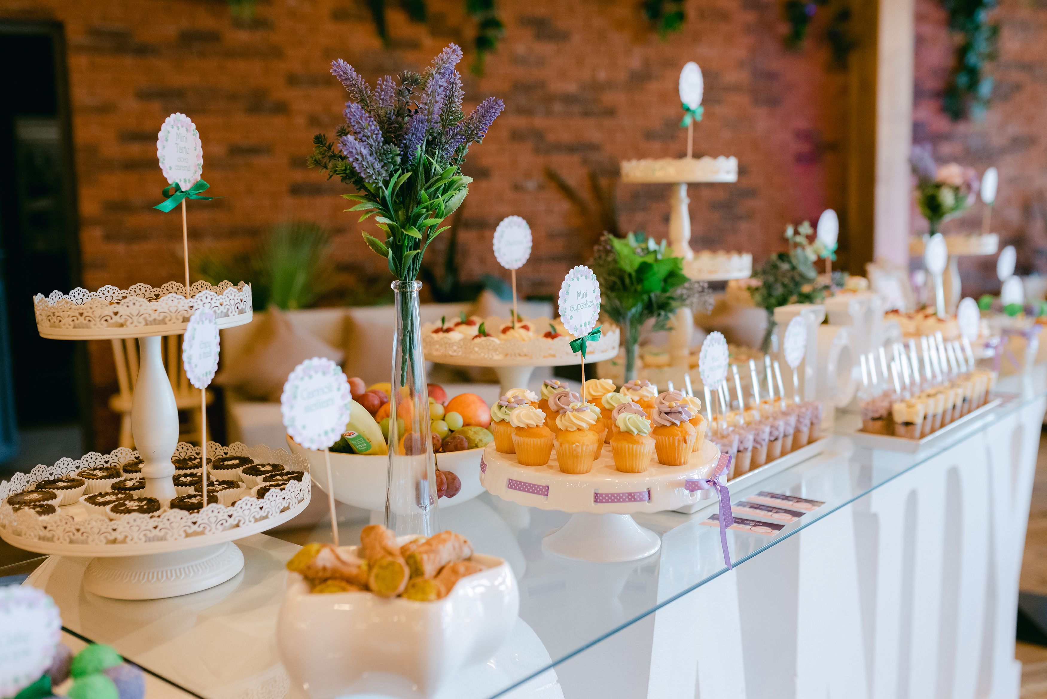 Mesa de botanas y baby shower