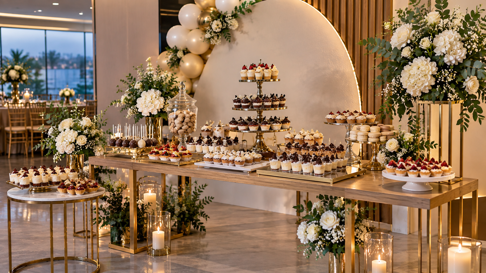 Decoración y ambientación de eventos Mesa de Dulces PADI